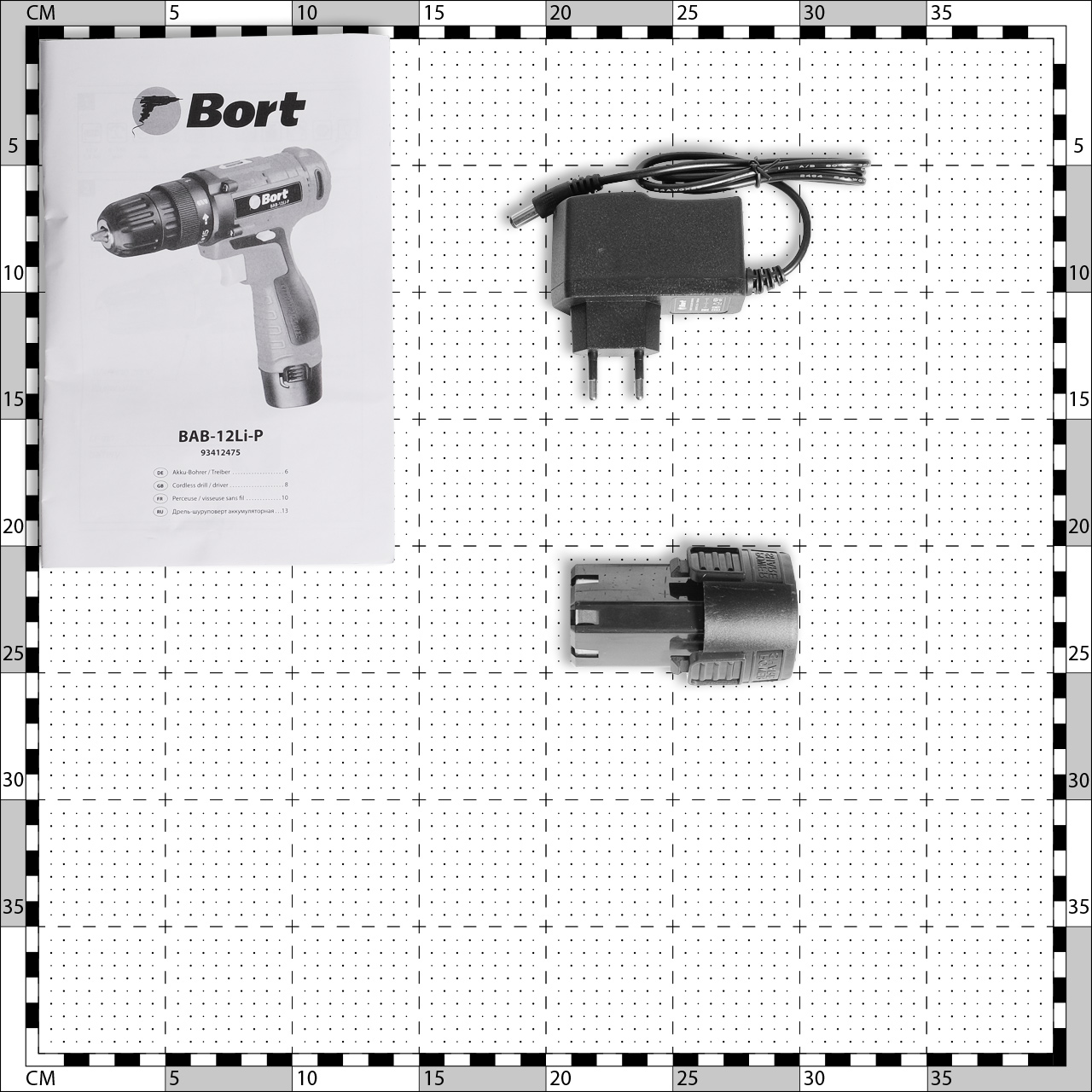 Дрель-шуруповерт аккумуляторная BORT BAB-12Li-P (1x1,3Ah)