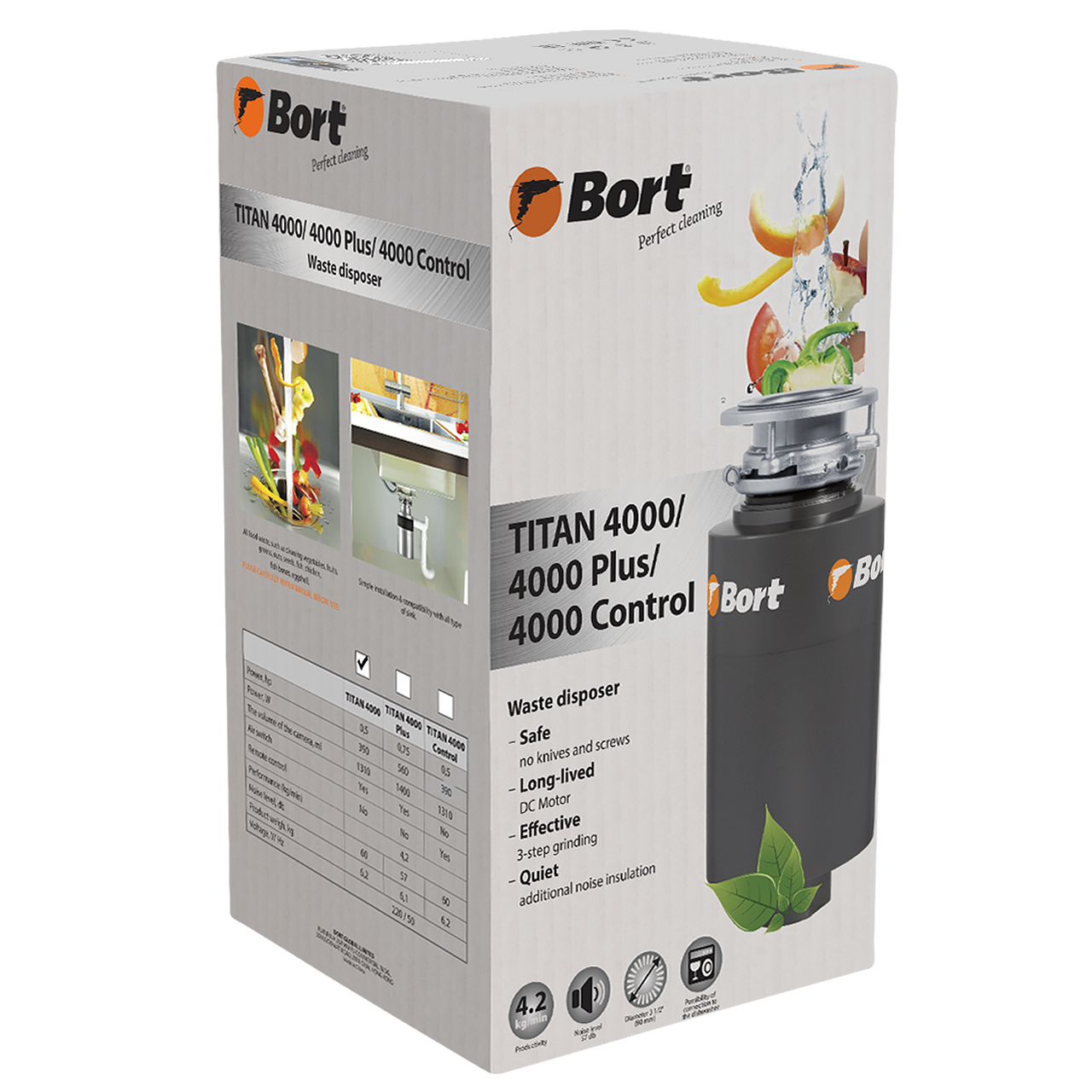 Измельчитель пищевых отходов BORT TITAN 4000