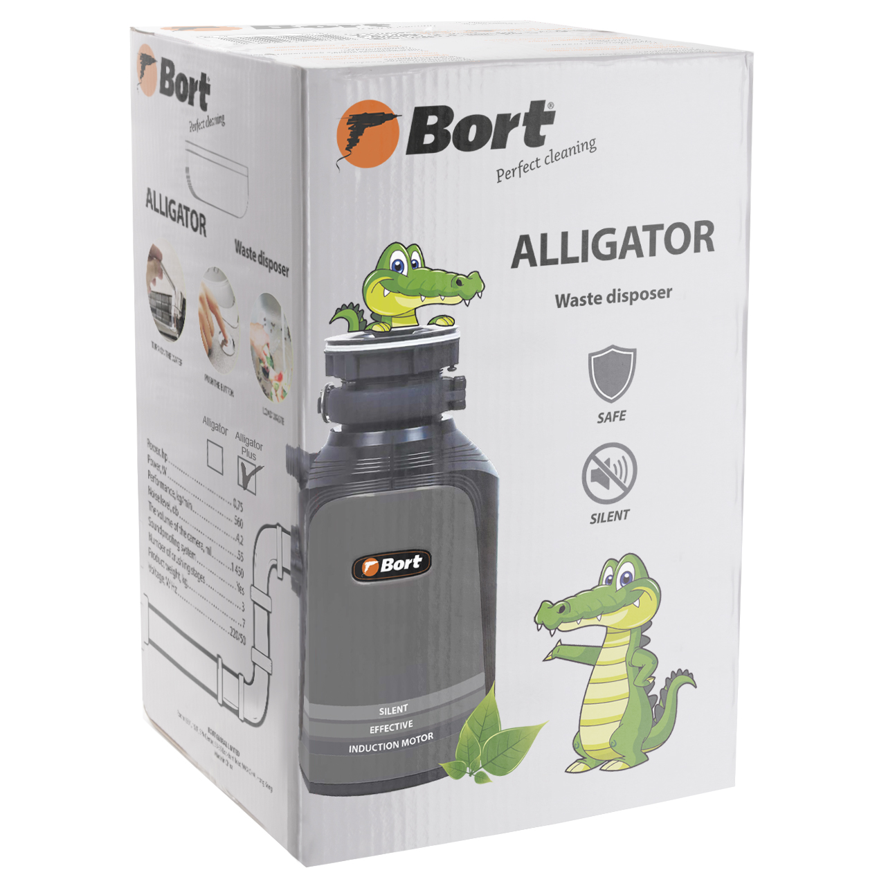 Измельчитель пищевых отходов BORT Alligator Plus