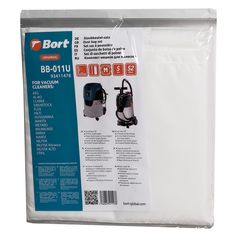 Мешки для пылесосов BORT MAKITA, NILFISK , STIHL  (BB-011U) 5шт