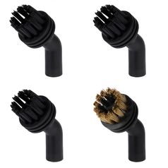 Набор аксессуаров для пароочистителя BORT Round brush SET BDR-1200/2700-R (3+1) Mix