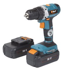 Дрель-шуруповерт аккумуляторная BORT BAB-18Ux2-DK (2x1,3А.ч)