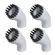 Насадка для пароочистителя BORT Nylon brush SET (4pcs)
