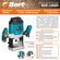 Фрезер электрический BORT BOF-1080N